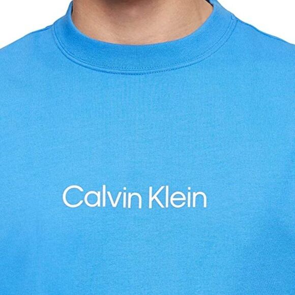 Calvin Klein Men's Relaxed Fit Standard Logo Crewneck T-Shirt - Picture 4 of 6